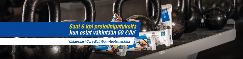 Saat 6 patukkaa kaupan plle kun ostat 50 eurolla